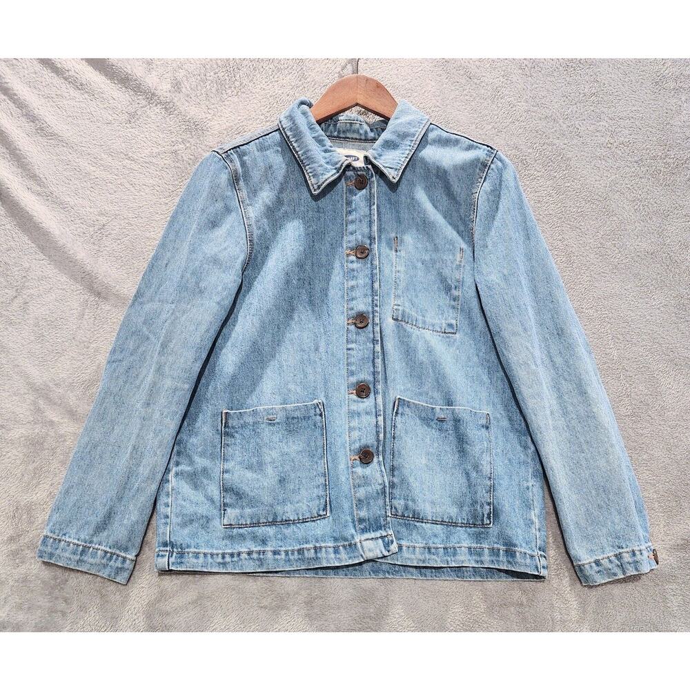 Old Navy Light Blue Denim Jacket Blazer